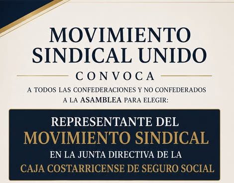 MOVIMIENTO SINDICAL UNIDO CONVOCA